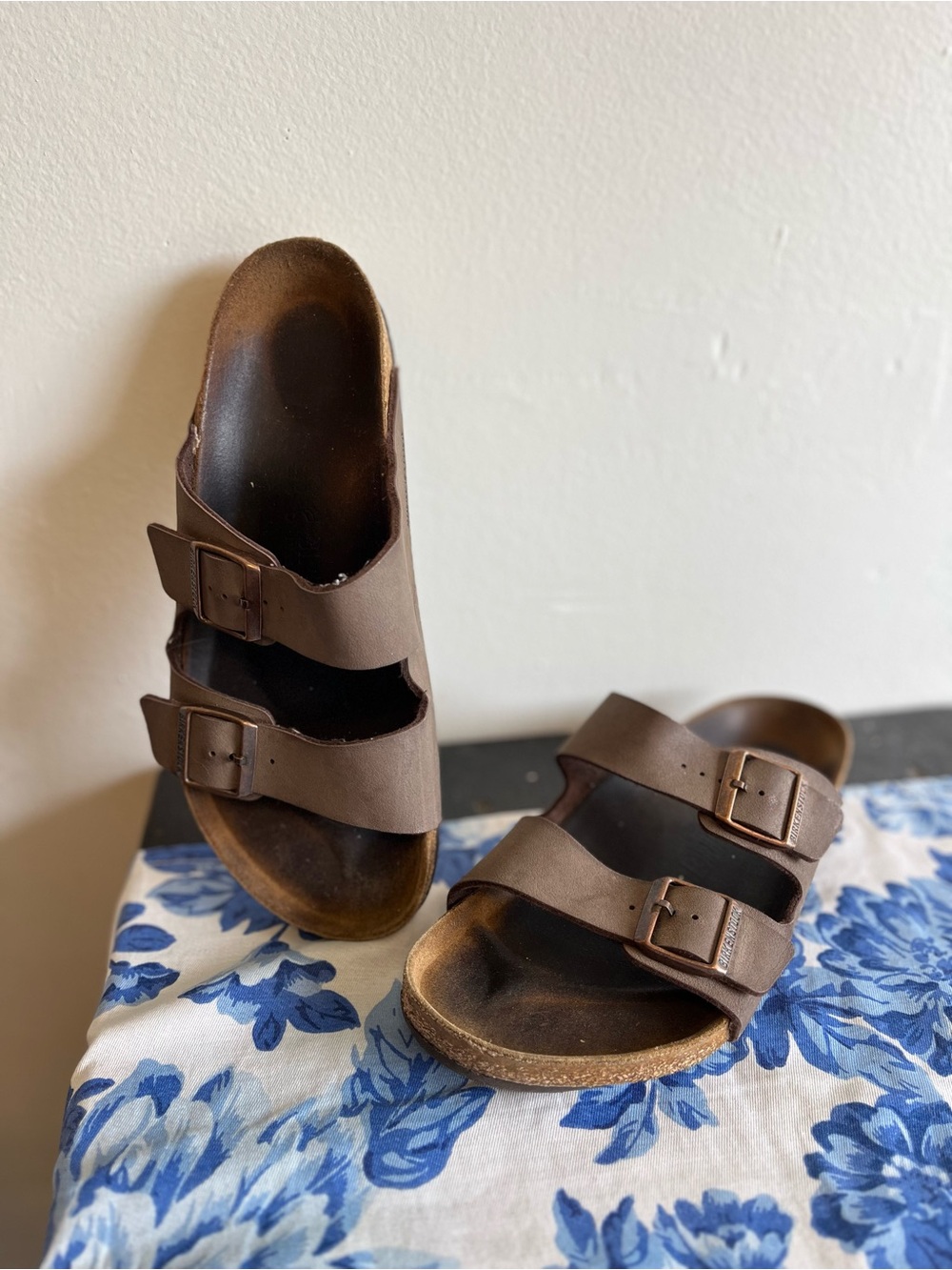 Birkenstock Leather Brown Sandals - Size 42 270 W 11 Men 9